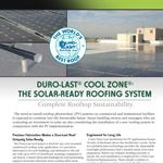 Duro-Last Cool-Zone: The Solar Ready System