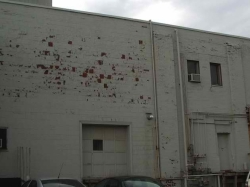 Damaged Brick Building